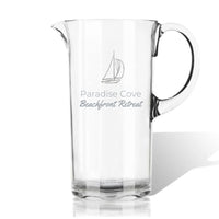Thumbnail for Personalized Acrylic Pitcher, Unbreakable Acrylic, Choose Your Nautical Design Serving Pitchers & Carafes New England Trading Co   