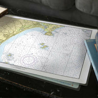 Thumbnail for Nautical Chart Placemats, Locations in Maine