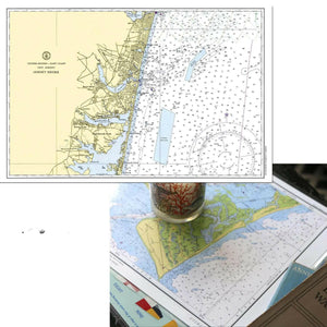 Nautical Chart Placemats, Locations in New Jersey