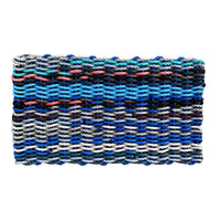 Thumbnail for Recycled Lobster Rope Doormats, Thin Stripes, Premium Select, 18 x 30 Outdoor Mat