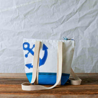 Thumbnail for Recycled Sail Keel Tote Bag, Anchor