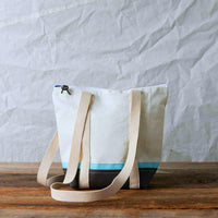 Thumbnail for Recycled Sail Keel Tote Bag, Whale Tail