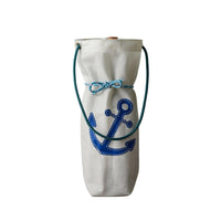 Thumbnail for Recycled Sail Wine Bag, Anchor