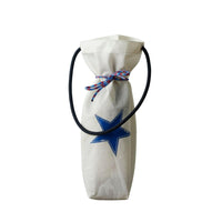 Thumbnail for Recycled Sail Wine Bag, Blue Star