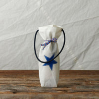 Thumbnail for Recycled Sail Wine Bag, Blue Star