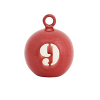 Thumbnail for Round Ceramic Buoy Decor, Red