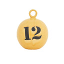 Round Ceramic Buoy Decor, Yellow