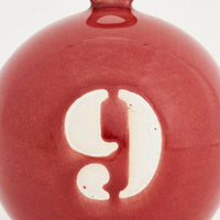Thumbnail for Round Ceramic Buoy Decor, Red