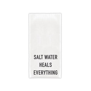 Salt Water Heals Everything Tea Towel