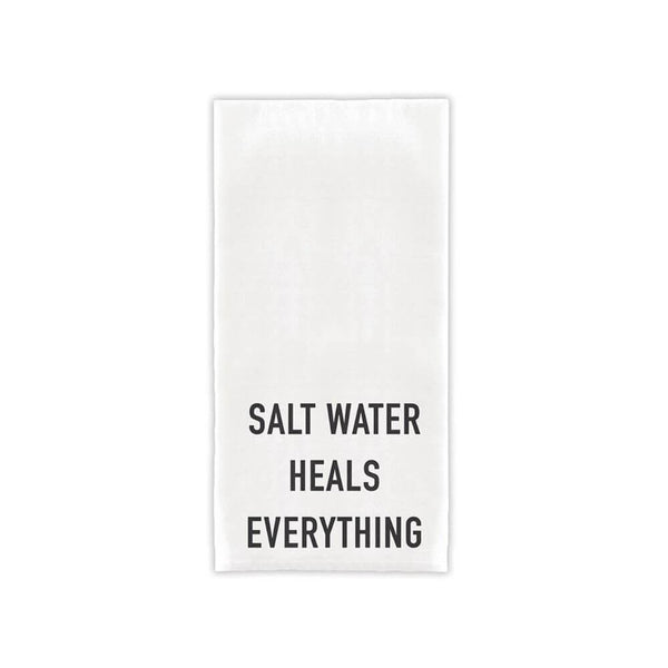 Salt Water Heals Everything Tea Towel