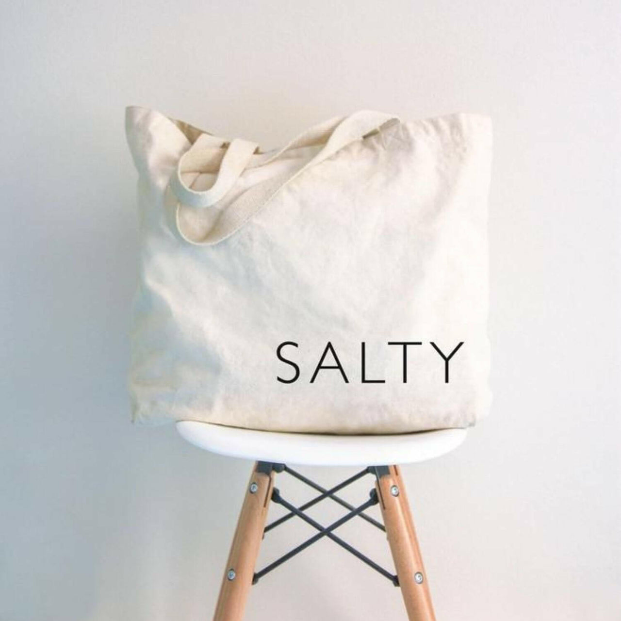 Salty Canvas Tote Bag, 15 x 15