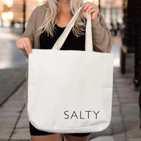 Thumbnail for Salty Canvas Tote Bag, 15 x 15