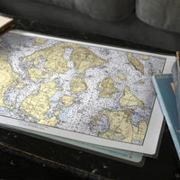 Thumbnail for Nautical Chart Placemats, Locations in Washington