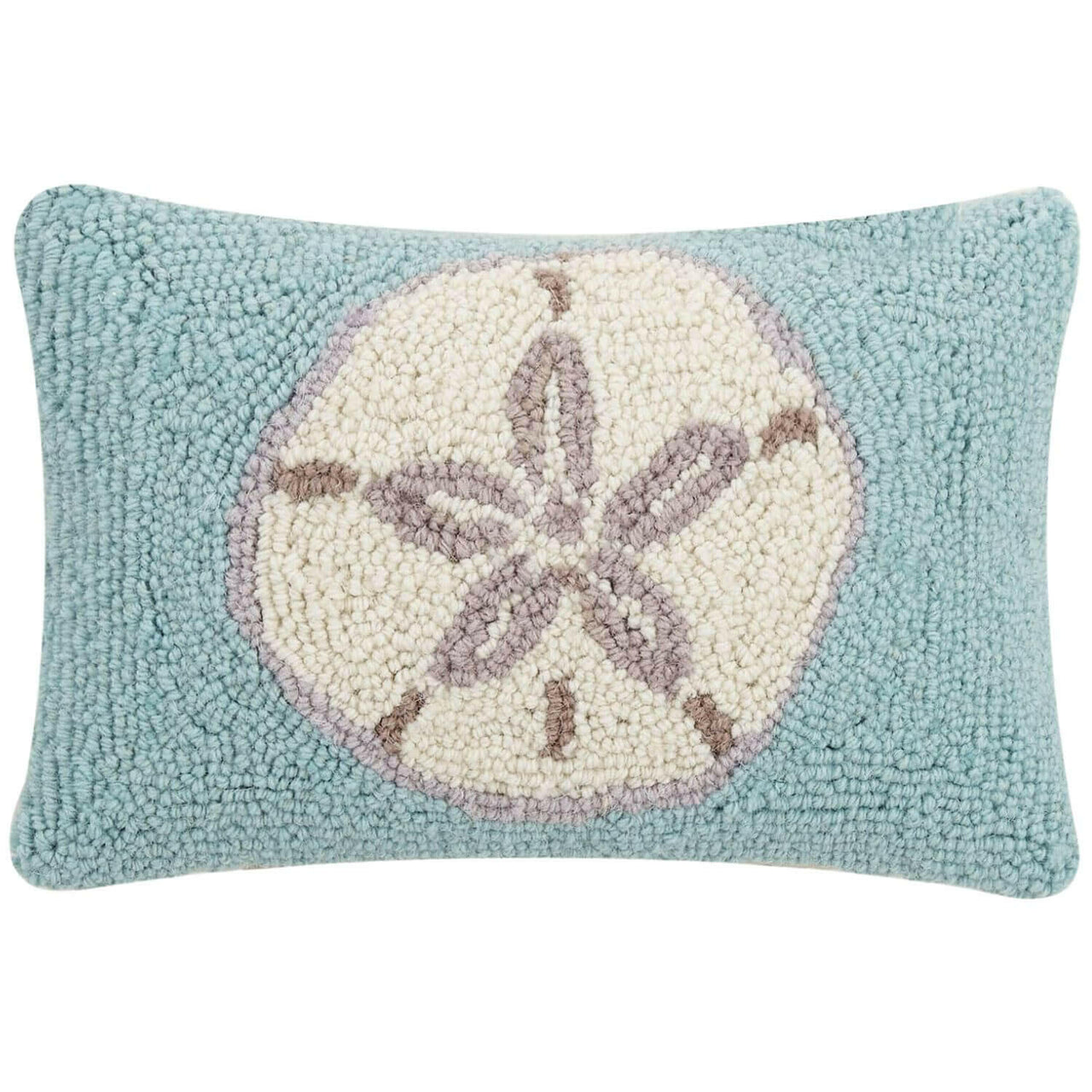 Coastal Throws & Pillows, Sand Dollar Accent Pillow, Hook Throw Pillow, 12" x 8"