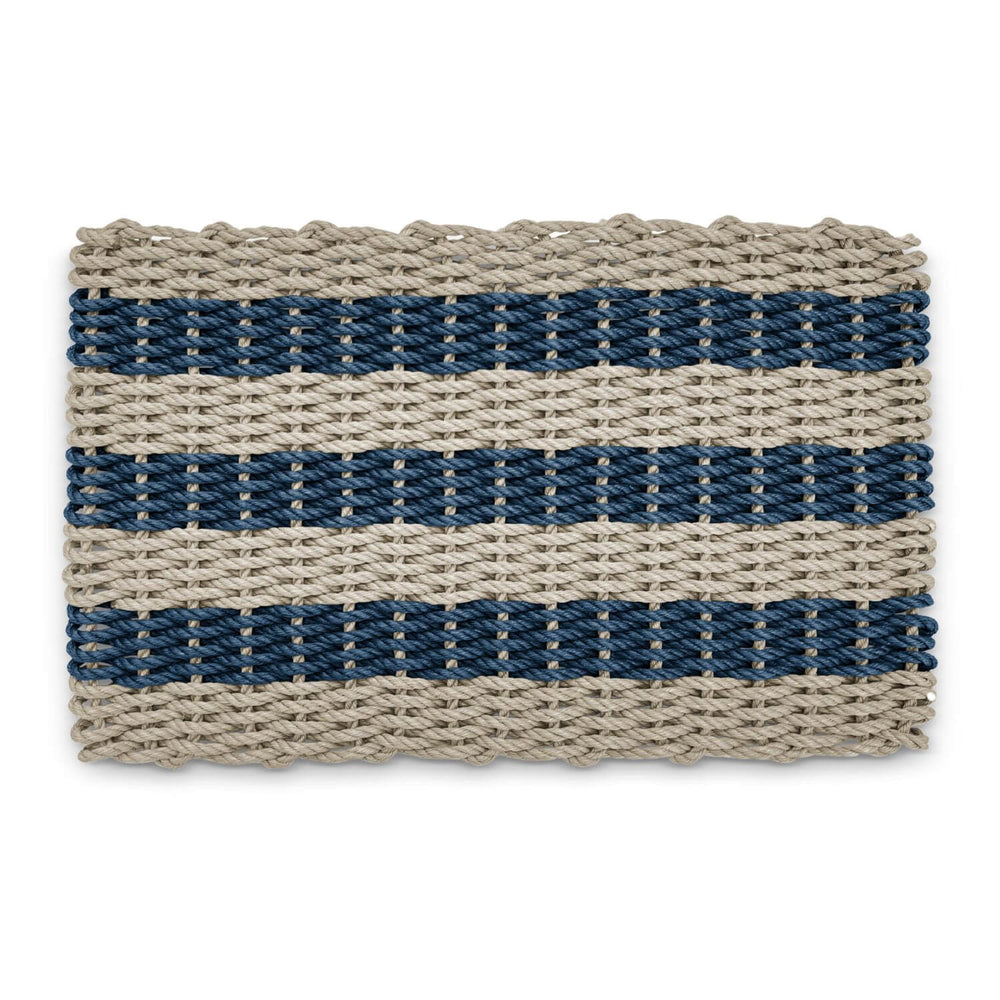 Best Doormat for Outside, Sand & Navy Cabana Stripes, Lobster Rope Top Rated Doormats