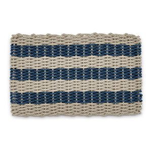 Best Doormat for Outside, Sand & Navy Cabana Stripes, Lobster Rope Top Rated Doormats