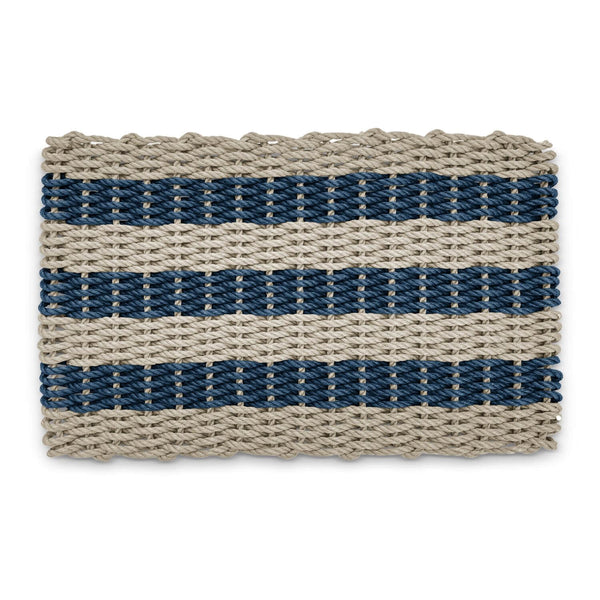 Best Doormat for Outside, Sand & Navy Cabana Stripes, Lobster Rope Top Rated Doormats