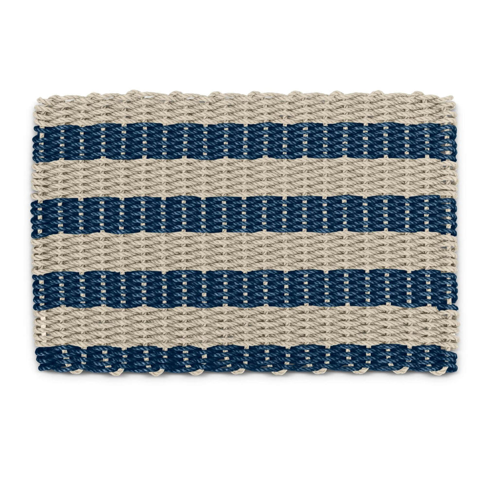 Best Doormat for Outside, Sand & Navy Cabana Stripes, Lobster Rope Top Rated Doormats