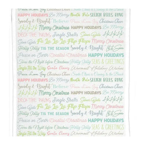 Sandy & Bright Holiday Hand Towel, 20” x 26”