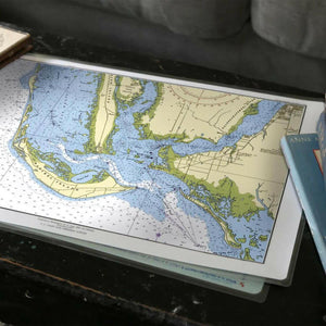 Nautical Chart Placemats, Locations in Florida