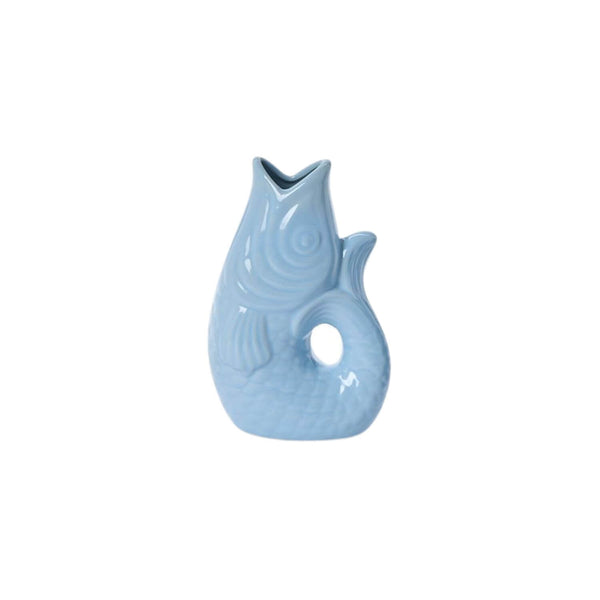 Coastal Catch Fish Flower Vase, 3 Colors, 8"