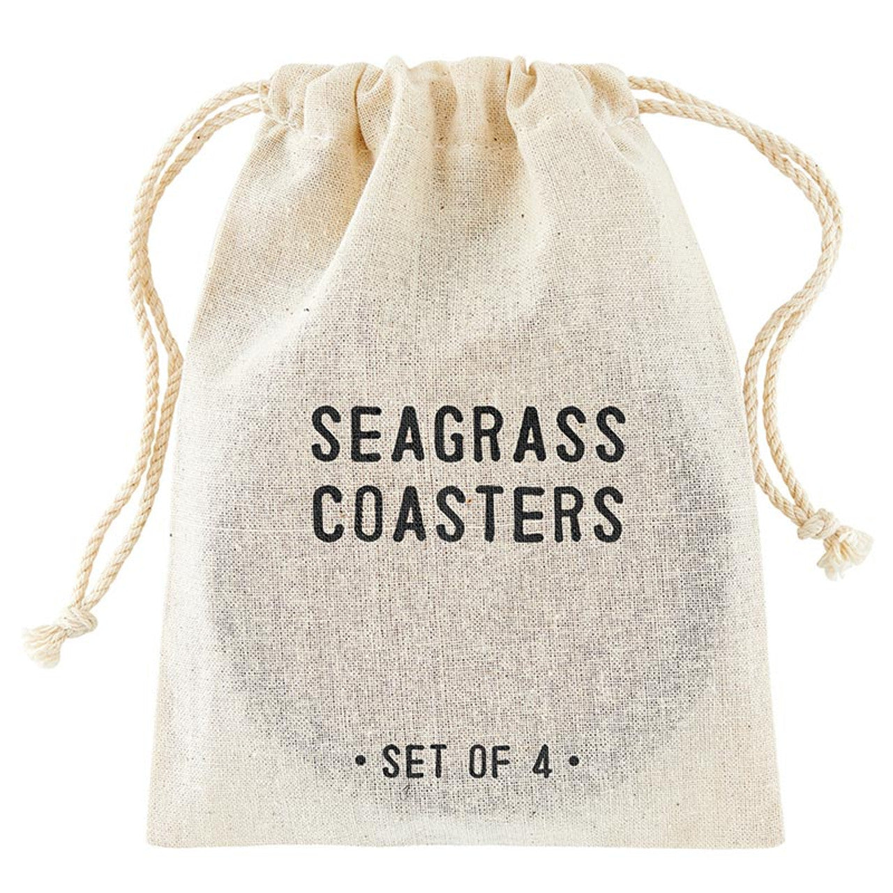 Seagrass Coaster Gift Set, Set of 4