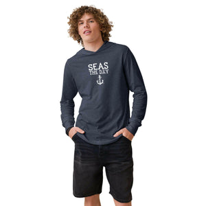 Seas the Day Hooded Unisex Long Sleeve Tee