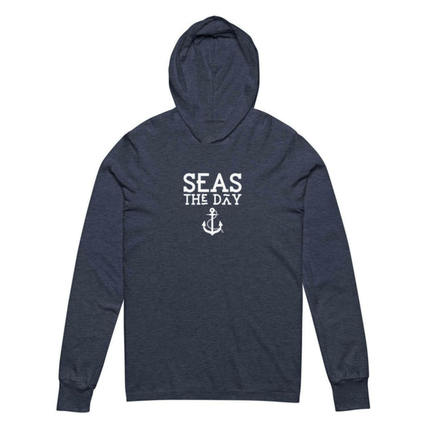 Seas the Day Hooded Long Sleeve Tee, Unisex
