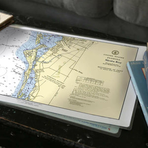 Nautical Chart Placemats, Locations in Florida