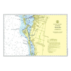 Nautical Chart Placemats, Locations in Florida