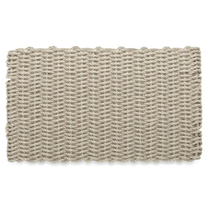 Lobster Rope Doormats, Outdoor Door Mats, Wicked Good Door Mats Made in Maine, Solid Dark Tan