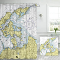 Thumbnail for Nautical Chart Curtains, Locations in New York