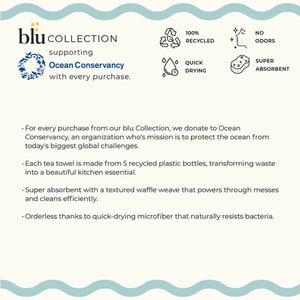 blu Collection product information with Ocean Conservancy support