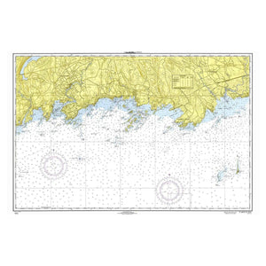 Nautical Chart Placemats, Locations in Connecticut