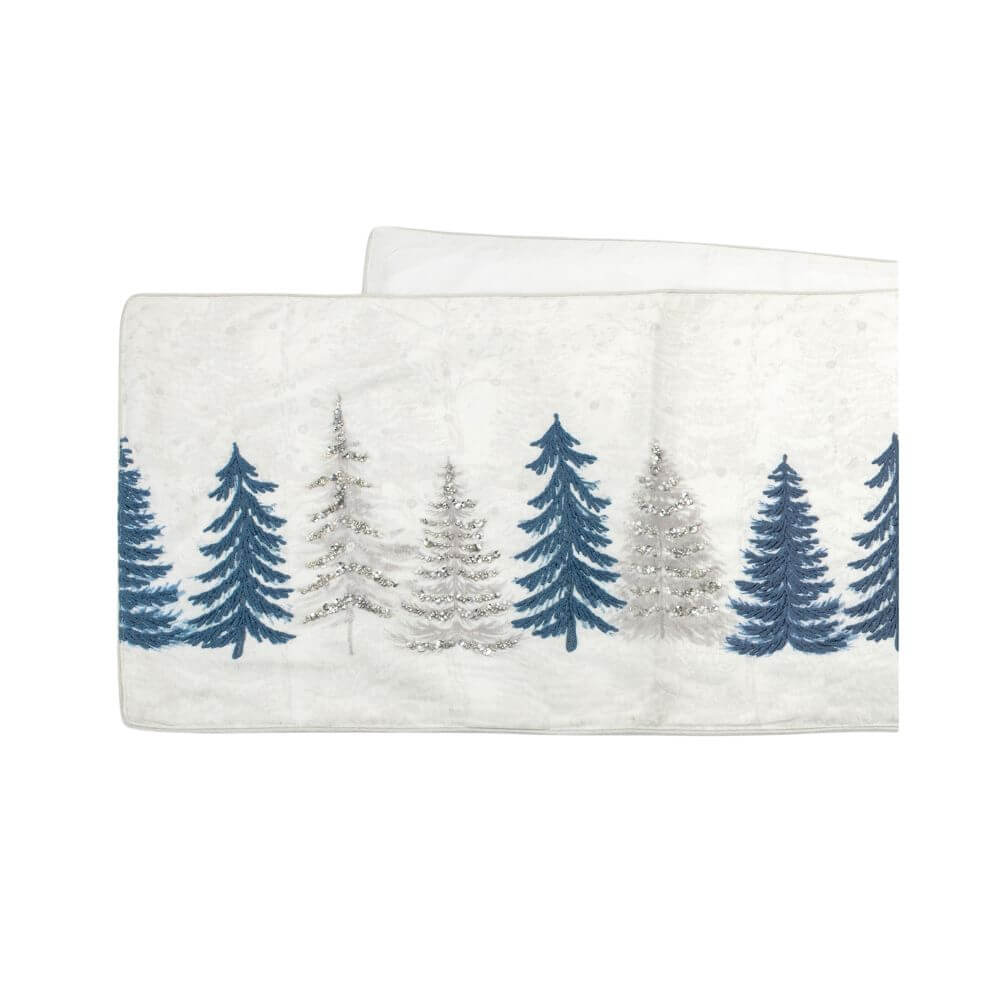 Winter Trees Table Runner, 72"