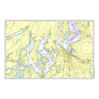 Thumbnail for Nautical Chart Placemats, Locations in Washington