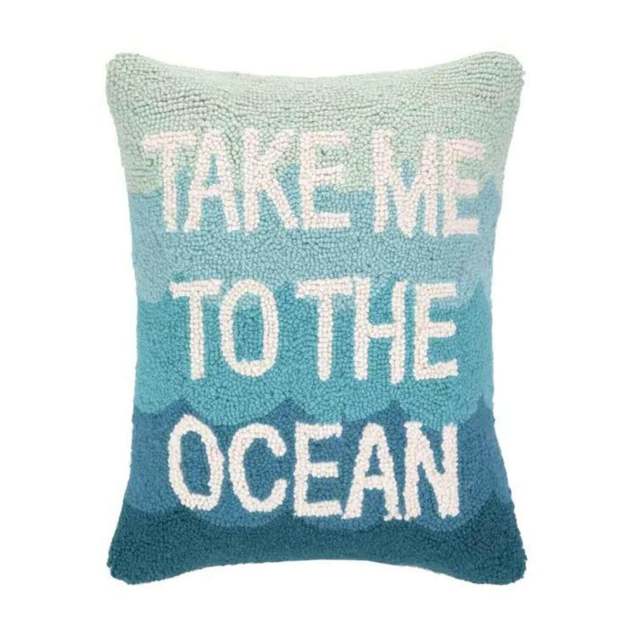 Take Me To the Ocean Hook Pillow, 18 x 14