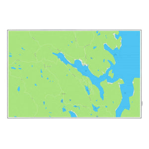 Nautical Chart Placemats, Locations in Alaska