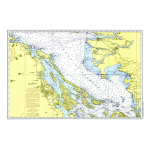 Nautical Chart Placemats, Locations in British Columbia, Canada