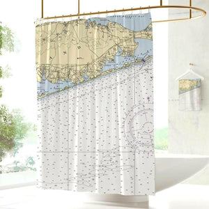 Nautical Chart Curtains, Locations in New York