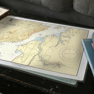 Nautical Chart Placemats, Locations in New York