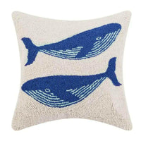 Thumbnail for Whale Hook Pillow, 18 x 18