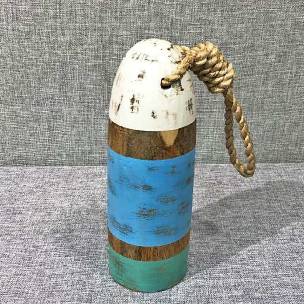 White/Blue/Green Buoy & Rope