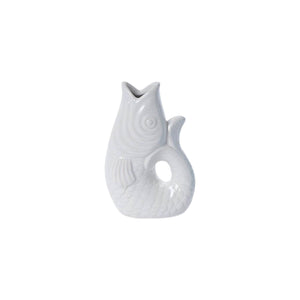 Coastal Catch Fish Flower Vase, 3 Colors, 8"