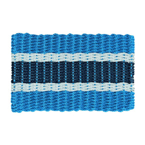 Lobster Rope Doormats, Outdoor Door Mats, Wicked Good Door Mats Made in Maine, Light Blue, Seafoam, Navy