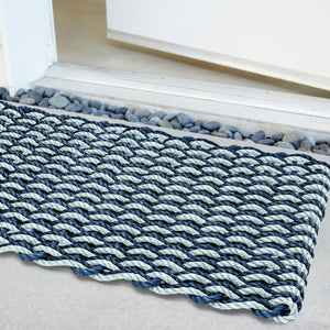 Wicked Good Lobster Rope Doormats, All-Weather Outdoor Mats Made in Maine