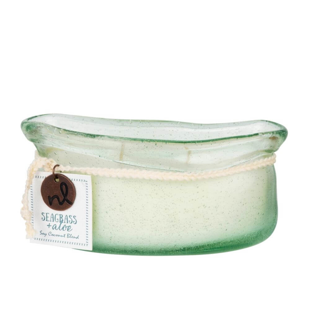 Windward Candle – Seagrass & Aloe Scented Coastal Soy Candle, Ocean-Inspired Home Fragrance