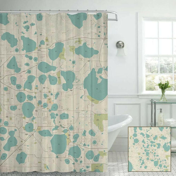 Nautical Chart Curtains, Locations in Florida