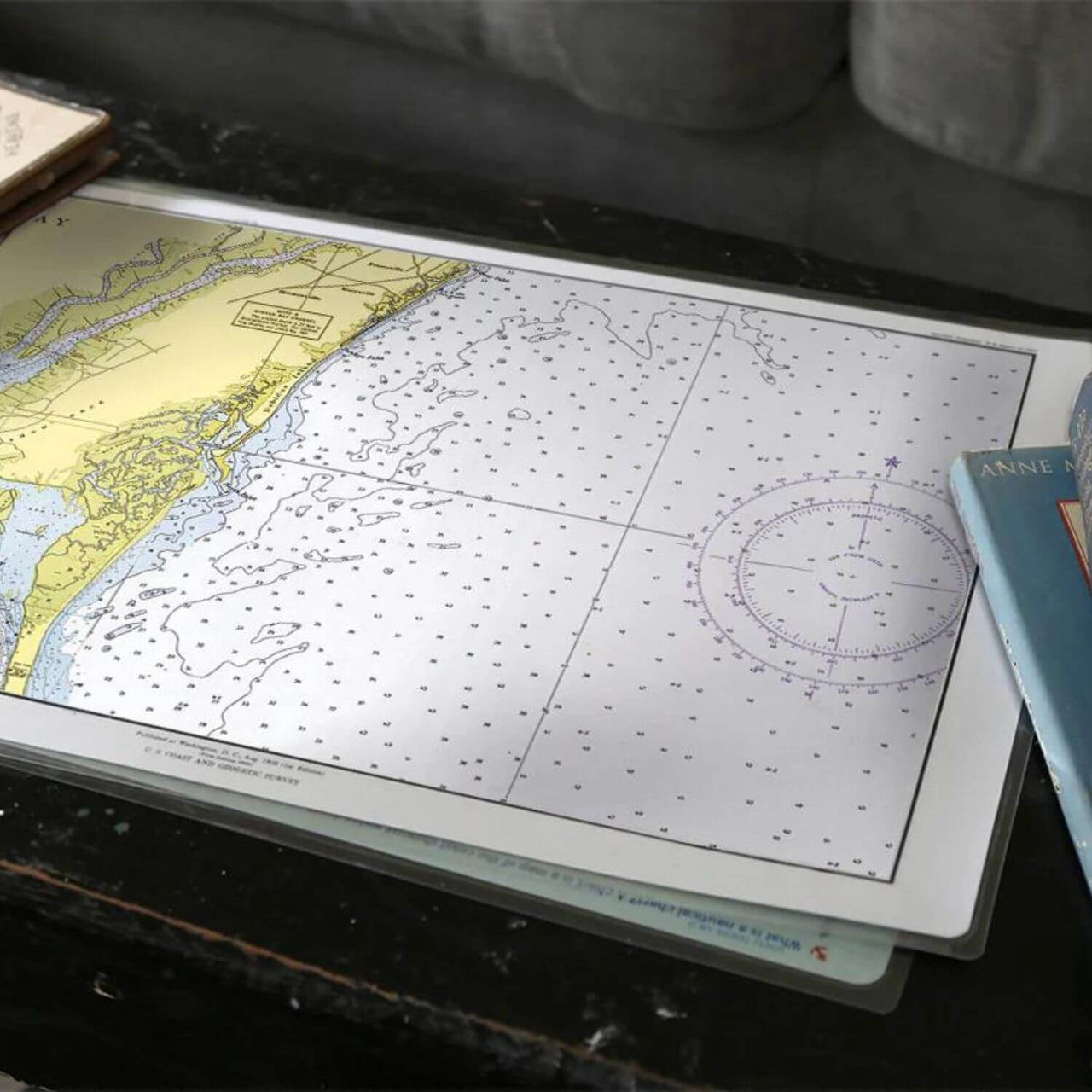 Nautical Chart Placemats, Locations in South Carolina