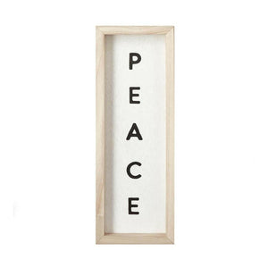 Wood Sign, Peace